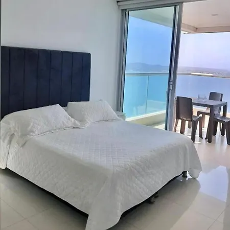 Aptos Con Vista De Frente Al Mar Palmetto Sunset Apartamento Cartagena